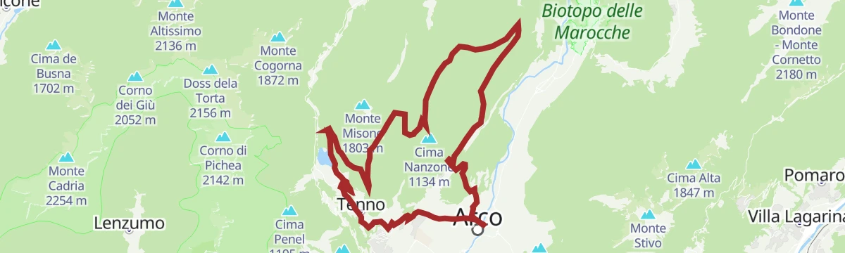 Route map: San Giovanni Trail-Tour